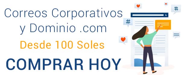 correos corporativo y dominio com