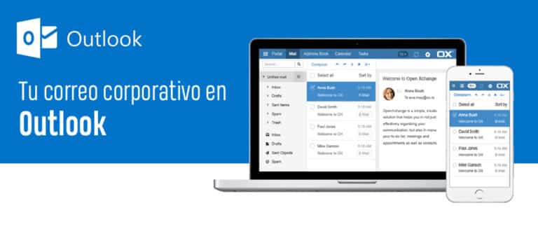 Correo corporativo en Outlook