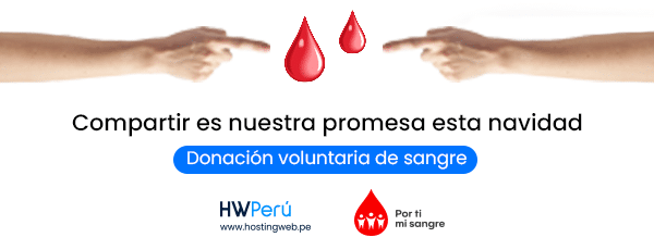 HWPerú y Por Ti Mi Sangre regalan vidas está Navidad 1